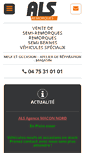 Mobile Screenshot of als-remorques.com