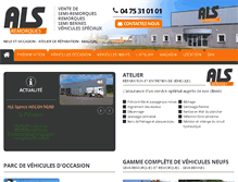 Tablet Screenshot of als-remorques.com